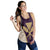 (Custom) Hawaii Kanaka Map Women's Racerback Tank Special Edition - James Style - Purple - Polynesian Pride