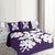 Hawaiian Royal Pattern Quilt Bed Set - Purple - K1 Style - AH - Polynesian Pride