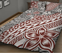 Traditional Polynesian Tribal Tattoo Retro Quilt Bed Set LT9 - Polynesian Pride
