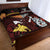 New Zealand And Papua New Guinea Quilt Bed Set Together - Red LT8 - Polynesian Pride