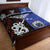 New Zealand And Samoa Quilt Bed Set Together - Red LT8 - Polynesian Pride