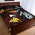 New Zealand And Papua New Guinea Quilt Bed Set Together - Black LT8 - Polynesian Pride