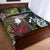 New Zealand And Niue Quilt Bed Set Together - Paua Shell LT8 - Polynesian Pride