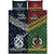 New Zealand And Vanuatu Quilt Bed Set Together - Blue LT8 - Polynesian Pride