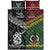 New Zealand And Vanuatu Quilt Bed Set Together - Black LT8 - Polynesian Pride