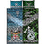 New Zealand And Fiji Quilt Bed Set Together - Green LT8 - Polynesian Pride