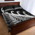 New Zealand Rugby Maori Quilt Bed Set Silver Fern Koru Vibes - Black LT8 - Polynesian Pride