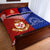 Kolisi Tonga College Atele And Tupou College Toloa Quilt Bed Set Together - Original LT8 - Polynesian Pride