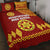 Tonga Niuatoputapu High School Quilt Bed Set Simple Style LT8 Maroon - Polynesian Pride