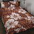 Polynesian Quilt Bed Set - Tribal Vintage Hibiscus Flowers - Polynesian Pride