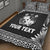 (Custom Personalised) Tonga Coat Of Arms Quilt Bed Set Simplified Version - Black LT8 - Polynesian Pride