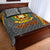 (Custom Personalised) Tonga Vava'u High School Quilt Bed Set Simplified Version - Grey LT8 - Polynesian Pride