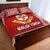 Tonga Kolisi Tonga College Quilt Bed Set Simplified Version LT8 - Polynesian Pride