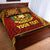 (Custom Personalised) Tonga Vava'u High School Quilt Bed Set Simplified Version - Maroon LT8 - Polynesian Pride