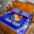 (Custom Personalised) Tonga Coat Of Arms Quilt Bed Set Simplified Version - Blue LT8 - Polynesian Pride