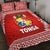 Tonga Coat Of Arms Quilt Bed Set Simplified Version - Red LT8 - Polynesian Pride