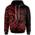 Samoa Polynesian Hoodie Red Tentacle Turtle Unisex Red - Polynesian Pride