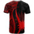 Nauru Custom T Shirt Red Micronesian Tentacle Tribal Pattern - Polynesian Pride