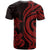 Pohnpei Polynesian T shirt Red Tentacle Turtle - Polynesian Pride