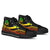 American Samoa High Top Shoes Reggae - Polynesian Tentacle Tribal Pattern - Polynesian Pride