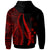 Kosrae Hoodie Red Tentacle Tribal Pattern - Polynesian Pride