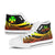 Wallis And Futuna High Top Shoes Reggae - Polynesian Tentacle Tribal Pattern - Polynesian Pride