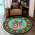 Hawaiian - Lovely Honu Turtle Tropical Round Carpet AH - Polynesian Pride