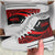 Tokelau High Top Shoes Red - Polynesian Tentacle Tribal Pattern - Polynesian Pride