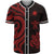 Marshall Islands Baseball Shirt - Red Tentacle Turtle Unisex Red - Polynesian Pride