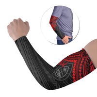 Guam Arm Sleeve (Set of Two) - Polynesian Turtle Set of 2 Red - Polynesian Pride