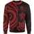 Tuvalu Sweater - Red Tentacle Turtle Unisex Red - Polynesian Pride