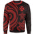 Wallis and Futuna Sweater - Red Tentacle Turtle Unisex Red - Polynesian Pride