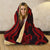 Tonga Hooded Blanket - Red Tentacle Turtle - Polynesian Pride