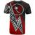 Chuuk Micronesian Custom T Shirt Red Lighting Piece - Polynesian Pride