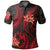 Tonga Polynesian Polo Shirt Red Plumeria Unisex RED - Polynesian Pride