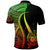 Samoa Custom Polo Shirt Reggae Polynesian Tentacle Tribal Pattern - Polynesian Pride