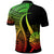 Tahiti Custom Polo Shirt Reggae Polynesian Tentacle Tribal Pattern - Polynesian Pride