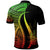 New Caledonia Custom Polo Shirt Reggae Polynesian Tentacle Tribal Pattern - Polynesian Pride