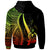 Vanuatu Custom Hoodie Reggae Tentacle Tribal Pattern - Polynesian Pride