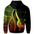 Pohnpei Zip up Hoodie Reggae Tentacle Tribal Pattern - Polynesian Pride