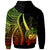 Samoa Zip up Hoodie Reggae Tentacle Tribal Pattern - Polynesian Pride