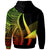 Tokelau Zip up Hoodie Reggae Tentacle Tribal Pattern - Polynesian Pride