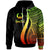 Pohnpei Custom Hoodie Reggae Tentacle Tribal Pattern Unisex Reggae - Polynesian Pride