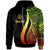 Vanuatu Custom Hoodie Reggae Tentacle Tribal Pattern Unisex Reggae - Polynesian Pride