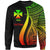 Wallis And Futuna Sweatshirt - Reggae Polynesian Tentacle Tribal Pattern Unisex Reggae - Polynesian Pride