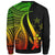 Kosrae Sweatshirt - Reggae Polynesian Tentacle Tribal Pattern - Polynesian Pride