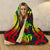 Hawaii Hooded Blanket - Reggae Tentacle Turtle - Polynesian Pride