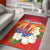 French Polynesia Area Rug Happy Internal Autonomy Day Special Version LT14 Red - Polynesian Pride