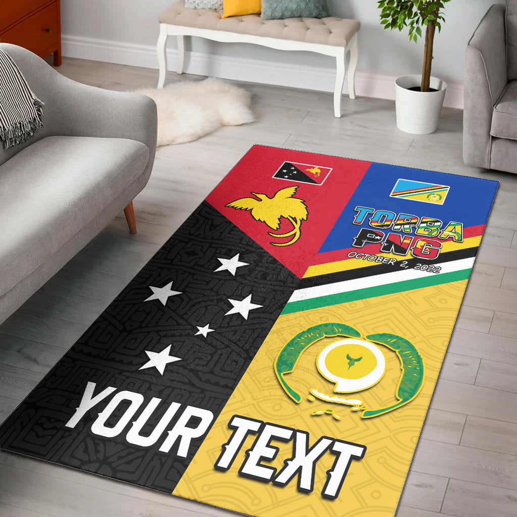 (Custom Personalised) Torba PNG Day Area Rug 2022 Simple Polynesia LT13 Art - Polynesian Pride