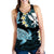 Hawaii Kanaka Turtle Women Tank Top Style No.3 LT6 Blue - Polynesian Pride